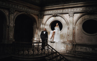 Sesja ślubna w Pałacu Krowiarki